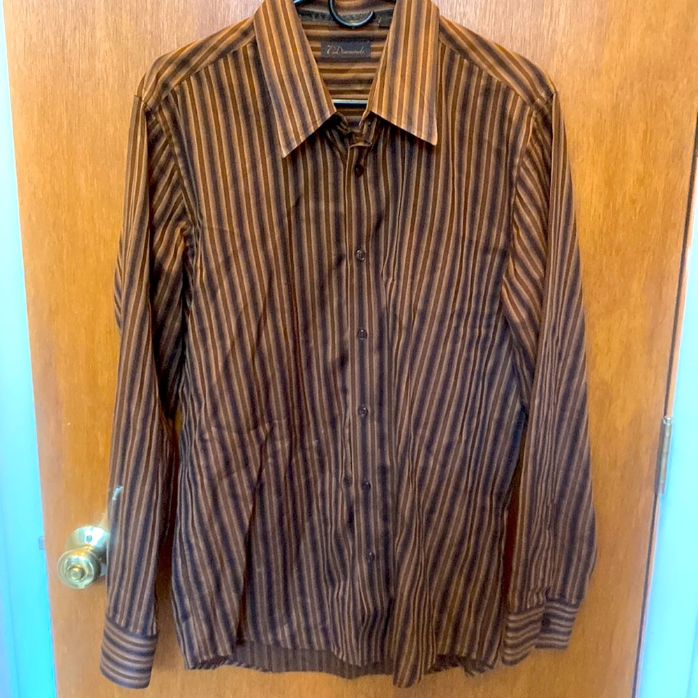 Vintage 7 Diamonds Men's Button Down Shirt - L